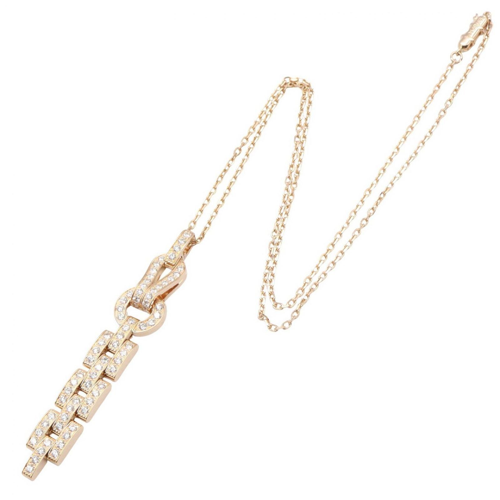 Cartier Necklace 44.5 K18Pg Used A