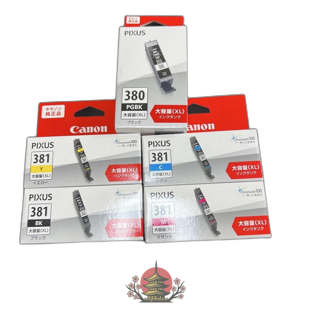 Ink Cartridge/Refilled Canon Bci-380Xl 381Xl 5 Pgbk Bk C M Y