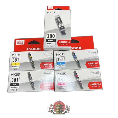 Ink Cartridge/Refilled Canon Bci-380Xl 381Xl 5 Pgbk Bk C M Y