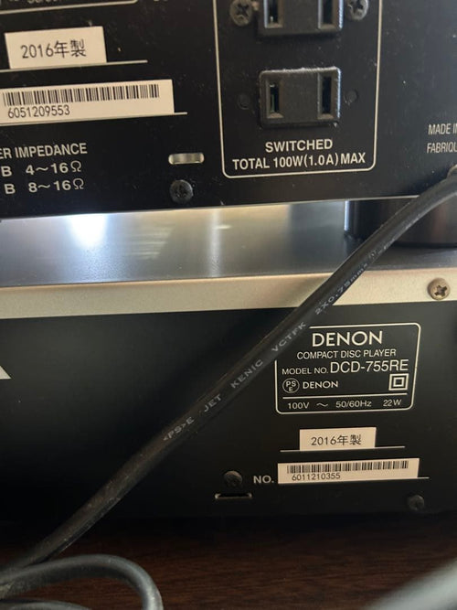 Denon Av Amplifier Pma-390Ae Cd Dcd-755Re