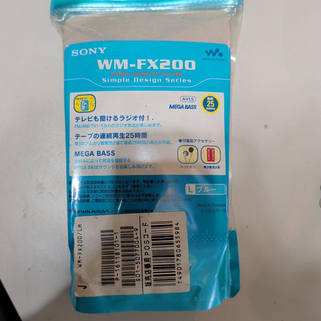 Sony Cassette Players Walkman Wm-Fx200