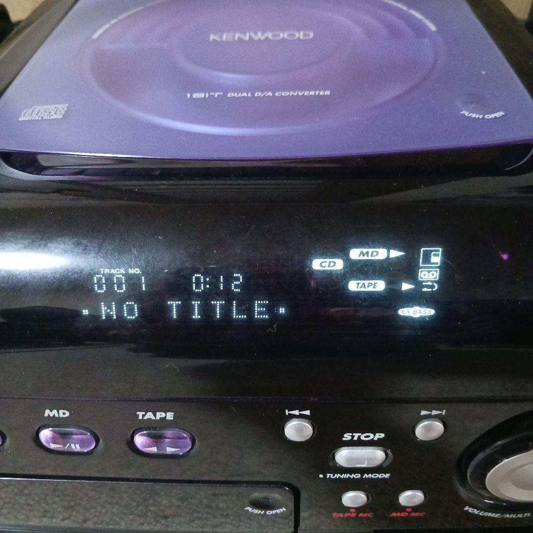 Kenwood Cd Md Cassette Deck Mdx-F1