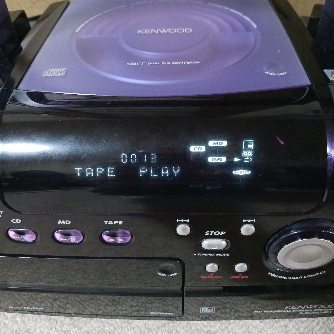 Kenwood Cd Md Cassette Deck Mdx-F1