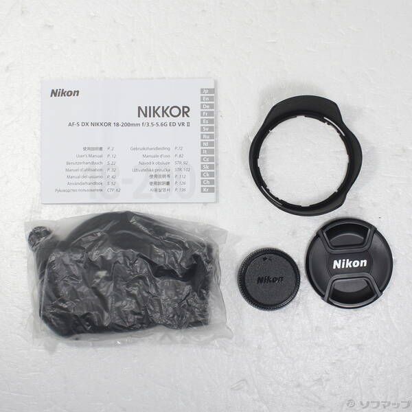 Nikon Lens (Zoom) Af-S Dx Nikkor 18-200Mm F3.5-5.6 G Ed Vr Ii 198
