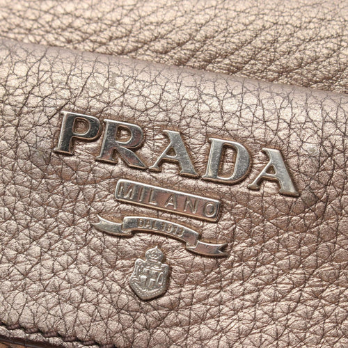 Prada Tote Bag Vit.Daino Br3601 Used B