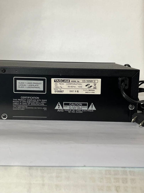 Tascam Cd Sacd Player Cd-160Mkii