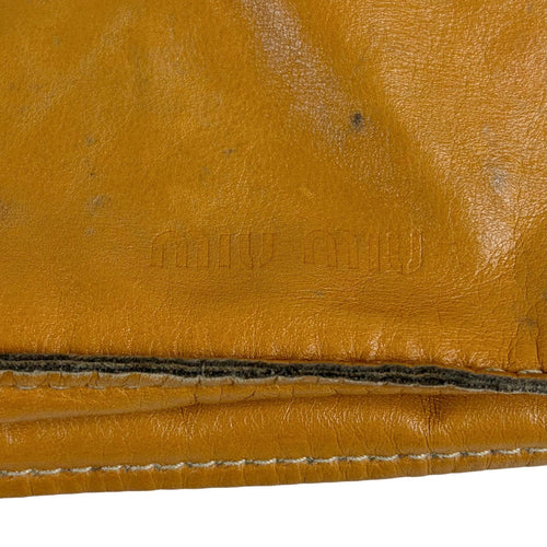 Miu Tote Bag Miumiu All Leather