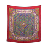 Hermes Bandana Scarf 90 Qalamdan Used A