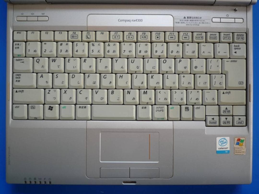 Hp Windows Notebook Body Nx4300 12.1 /Office