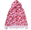 A Bathing Ape Hoodies Bape X Hello Kitty Camo Full Zip Hoodie