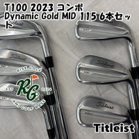 Titleist Iron Set T100 2023 Dynamic Gold Mid 115 6 X100 34[8086]