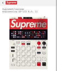 Supreme Samplers Teenage Engineering Ep-133 K.O.