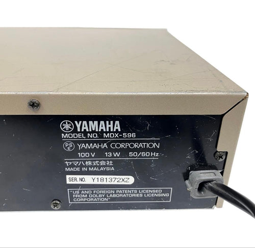 Yamaha Cd Md Cassette Deck Mdx-596