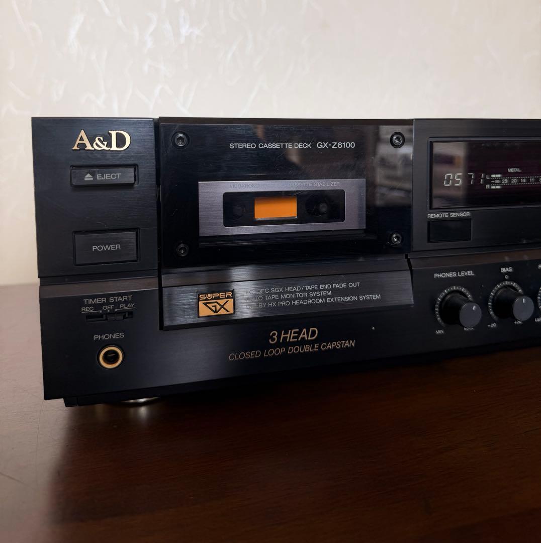 A&D Cd Md Cassette Deck 3 Gx-Z6100