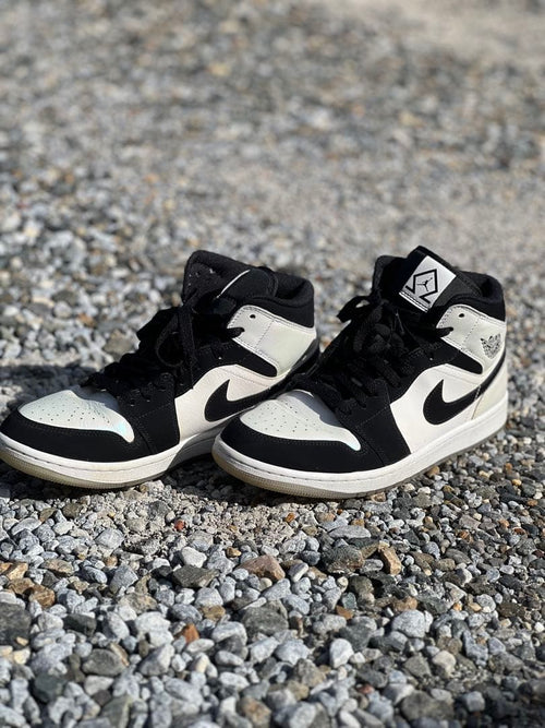 Nike Sneakers Air Jordan 1 Mid Omega/Black/White Black White