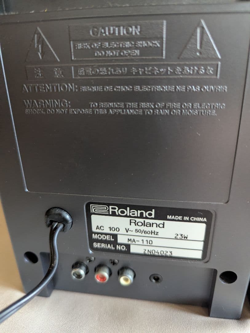 Roland Speakers Ed Ma-110