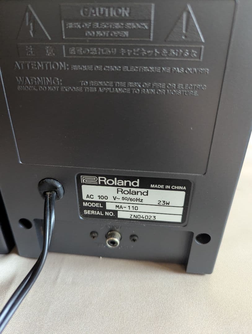 Roland Speakers Ed Ma-110