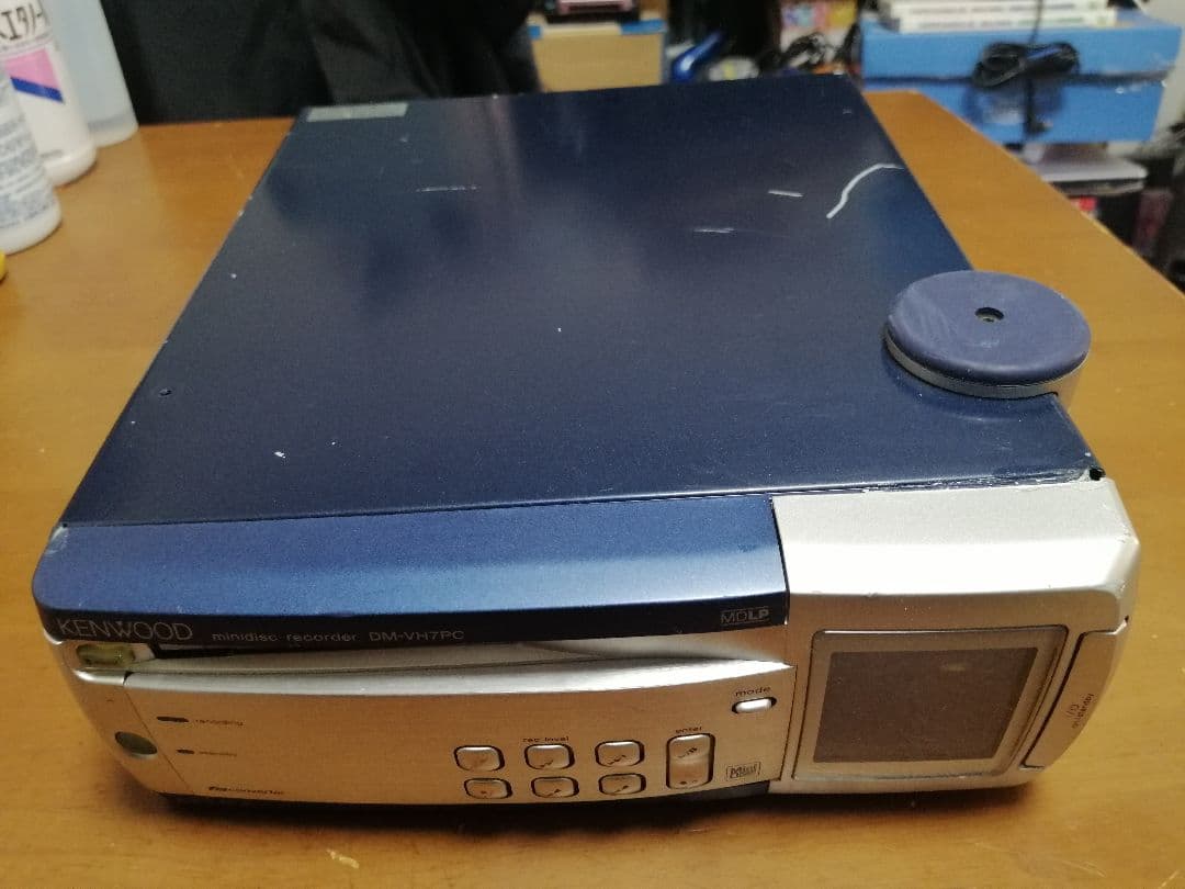 Cd Md Cassette Deck Kenwood Dm-Vh7Pc Ok
