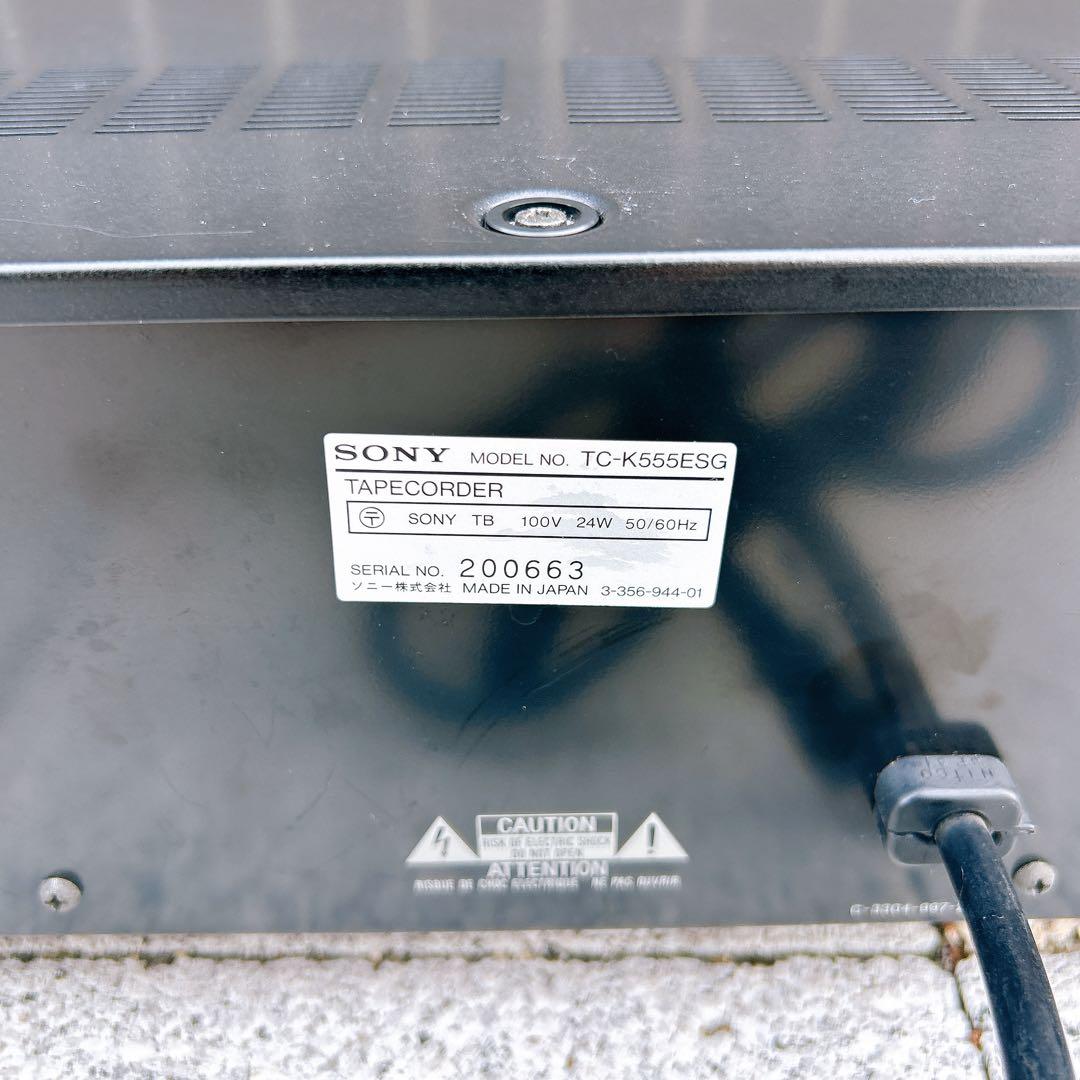 Sony Cd, Md Cassette Decks Tc-K555Esg