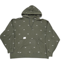 Wtaps Hoodie 210 Acne Crossbones Olive04