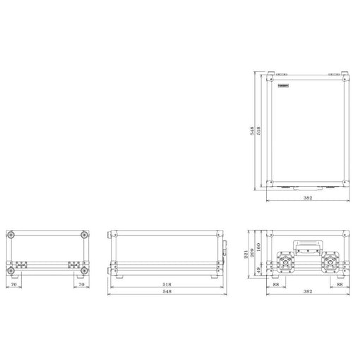 Armor Rack Case Yamaha Dm3