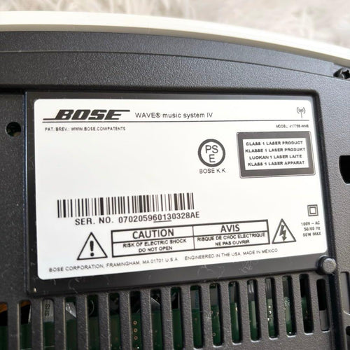 Bose Portable Cd Player Wave Soundtouch Music System Iv