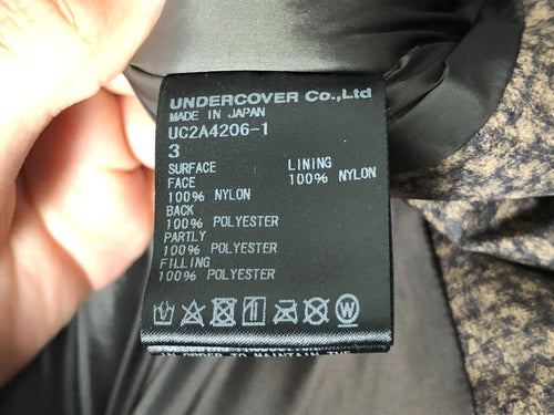 Undercover Down Jacket 21Aw 3 62-1-3
