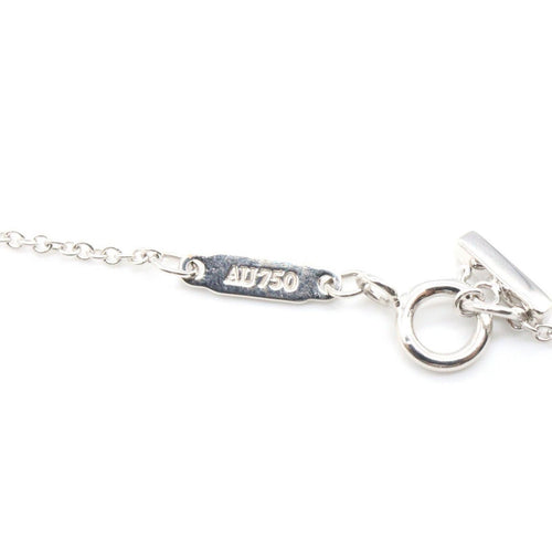 Tiffany Necklace Co T 40.5/45.5 K18Wg Used A