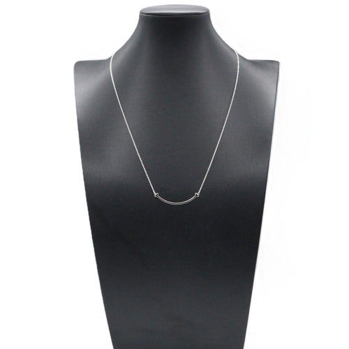 Tiffany Necklace Co T 40.5/45.5 K18Wg Used A