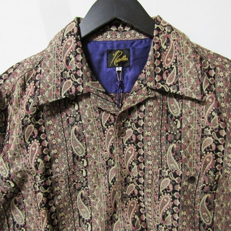 Anderen Naalden Ns215 Klassiek overhemd R/Pe/W Paisley Streep Jq. S 27113571