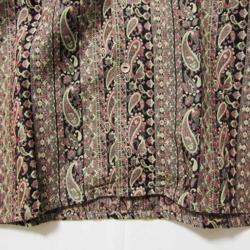 Anderen Naalden Ns215 Klassiek overhemd R/Pe/W Paisley Streep Jq. S 27113571