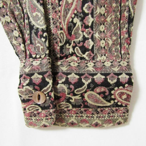 Anderen Naalden Ns215 Klassiek overhemd R/Pe/W Paisley Streep Jq. S 27113571