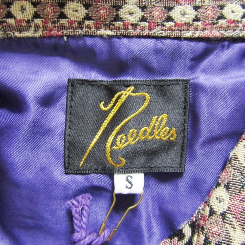 Anderen Naalden Ns215 Klassiek overhemd R/Pe/W Paisley Streep Jq. S 27113571