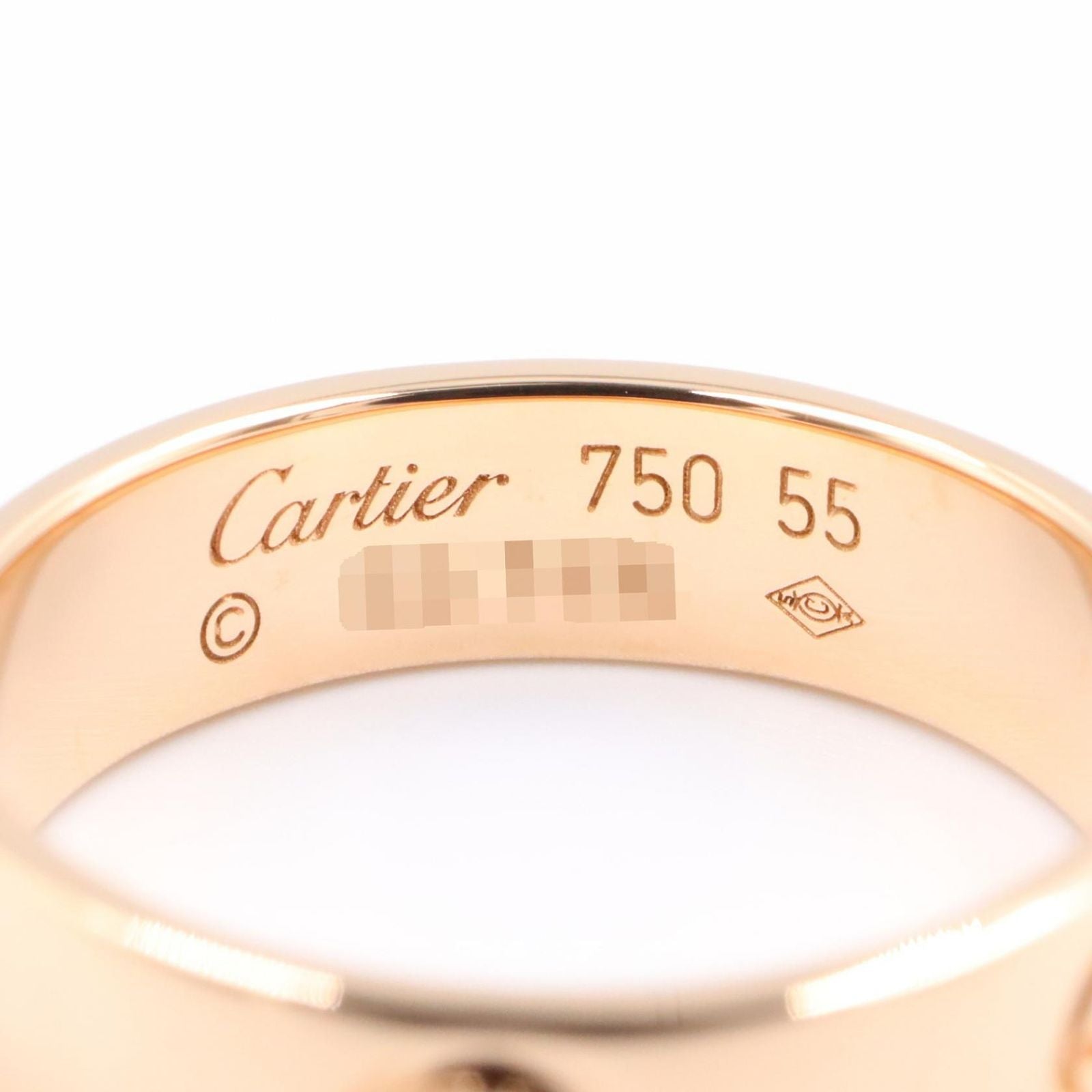 Cartier Ring K18Pg Used A