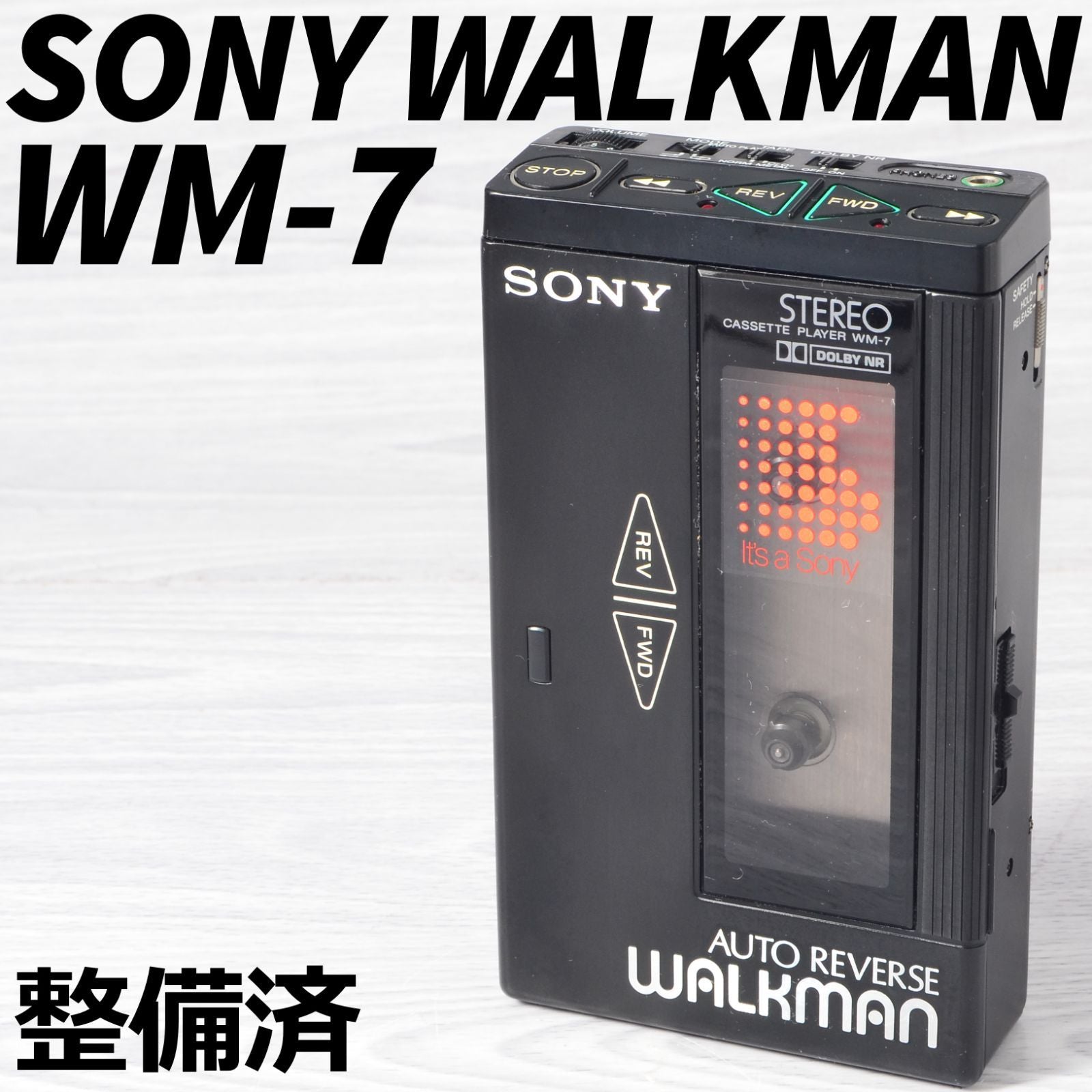 Sony Cassette Player Walkman Wm-7 Ty466