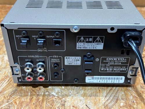 Onkyo Cd Md Cassette Deck Cdr-201A