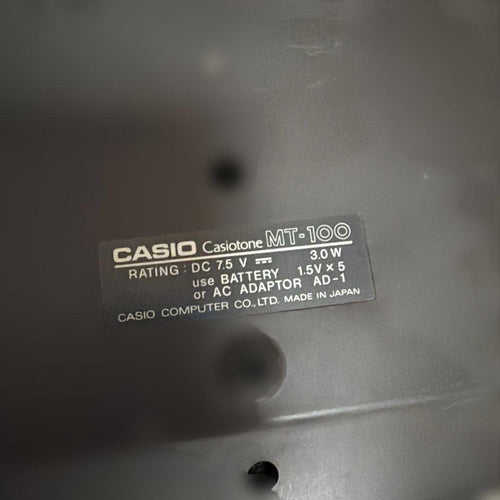 Casio Analog Synthesizers Mt-100