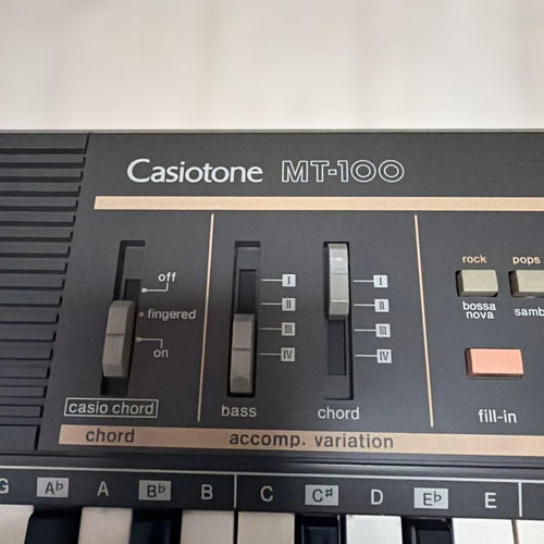 Casio Analog Synthesizers Mt-100