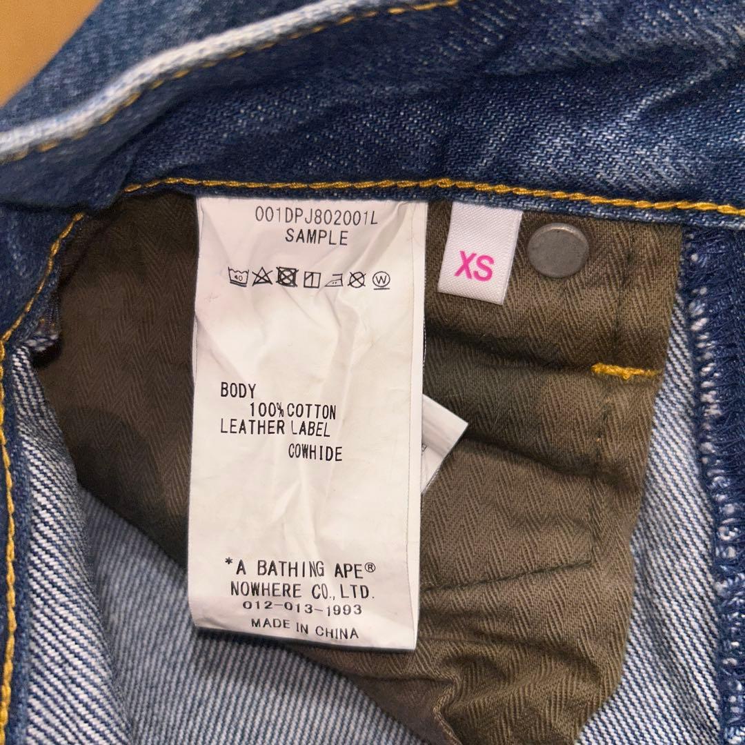 A Bathing Ape Other Crystal Stone Shark Denim
