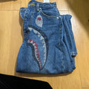A Bathing Ape Other Crystal Stone Shark Denim