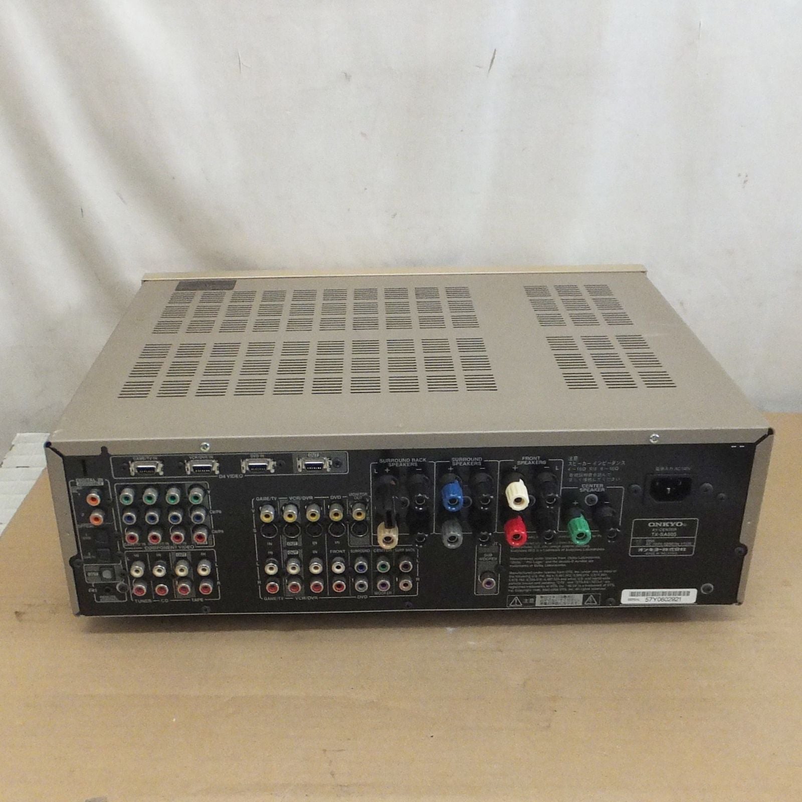 Onkyo Av Amplifier S009 Tx-Sa505 /5