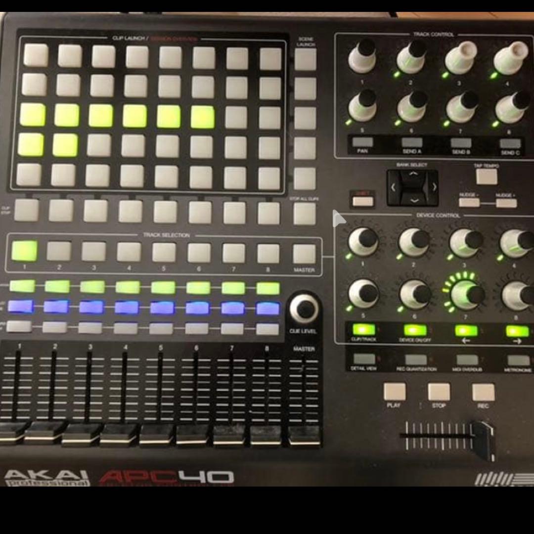 Recording Peripheral Device Akai Midi Apc40