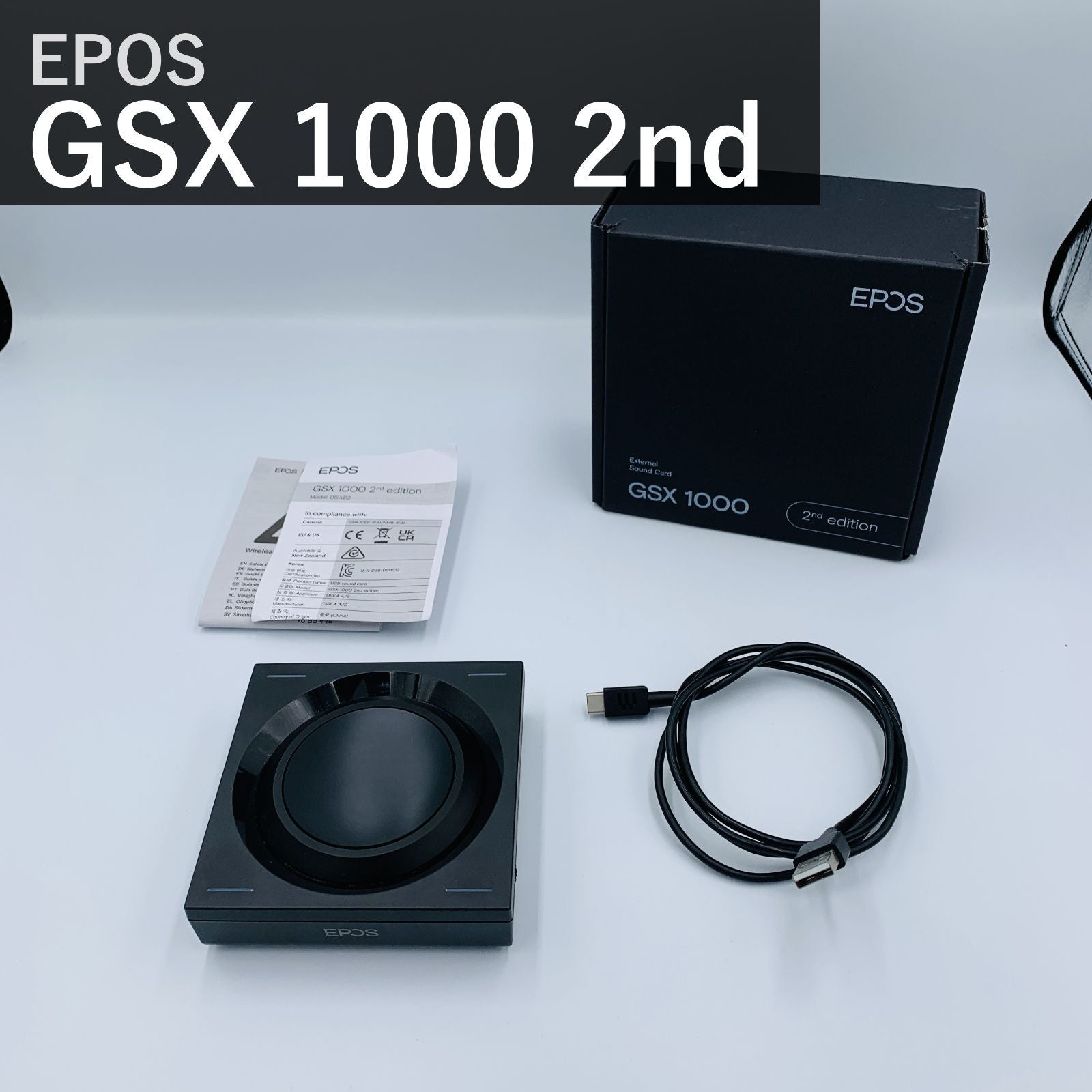 Epos Pc Speaker Gsx 1000 2Nd Edition Dac Usb 7.1Ch Model:Dswd2 1001150