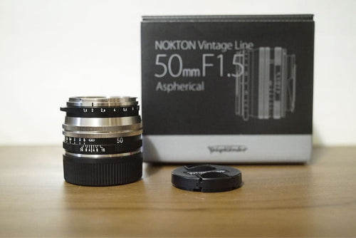 Voigtlander Prime Lenses Nokton Vintage Line F1.5 Vm Mc