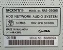Sony Mini Component Systems Hdd Nas-D50Hd 2006