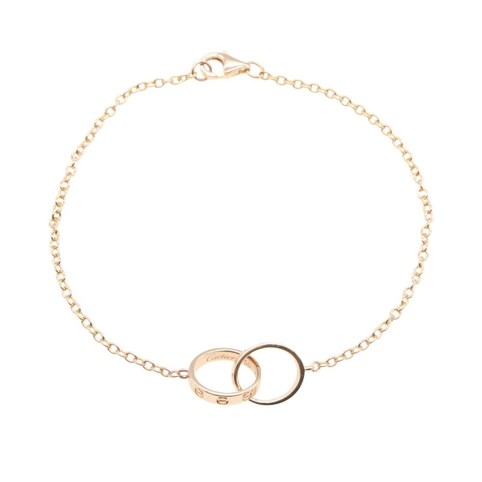 Cartier Bracelet 18 K18Pg Used A