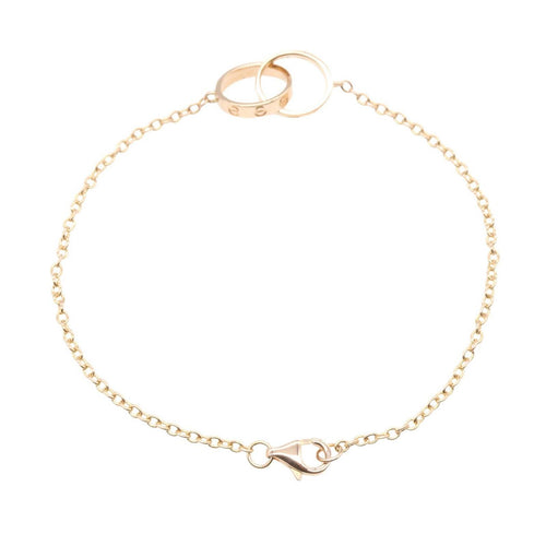 Cartier Bracelet 18 K18Pg Used A