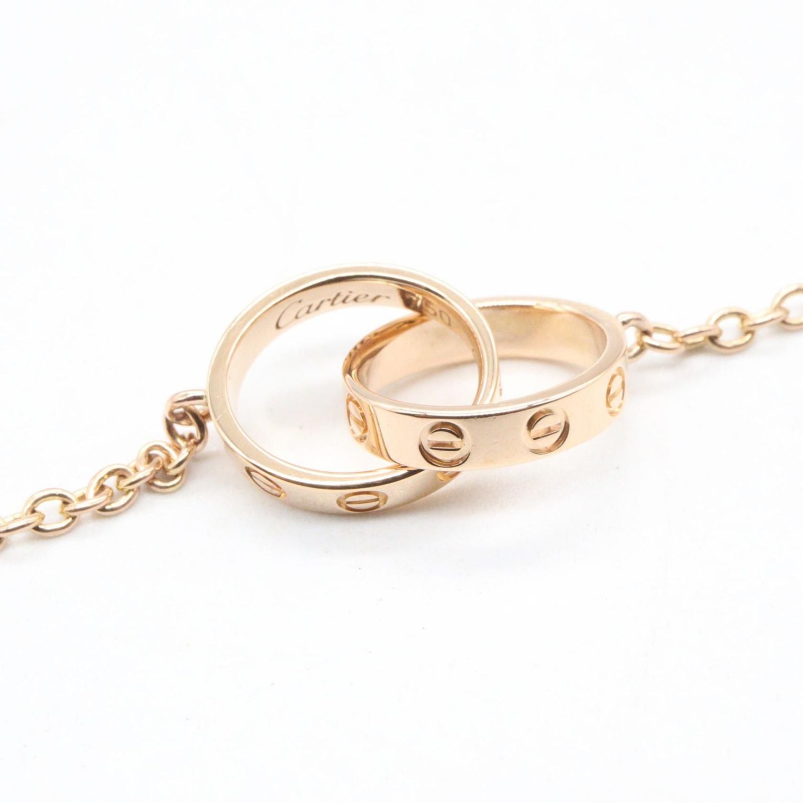 Cartier Bracelet 18 K18Pg Used A