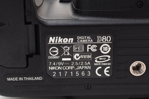 Nikon Digital Slr Nikond80 Af-S Dx 18-135Mm 288 M321