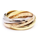 Cartier Ring K18Yg Wg Pg 3 750Yg 5
